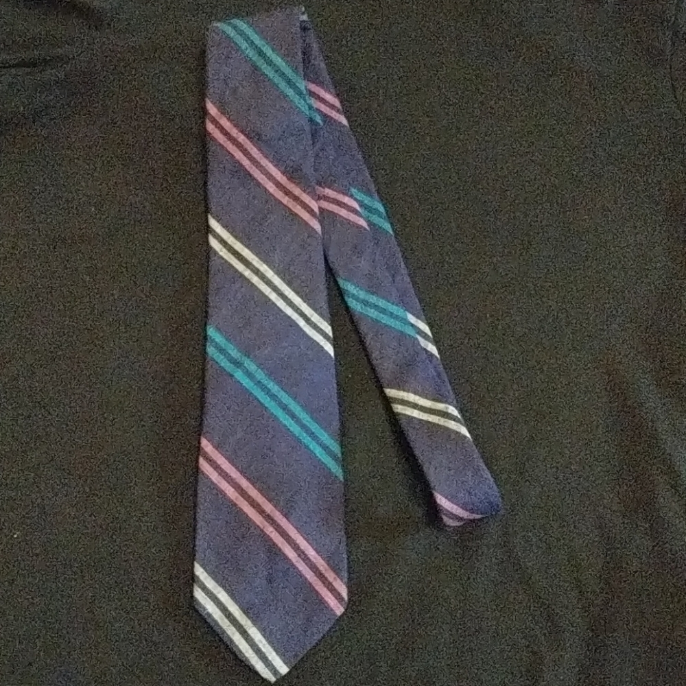 Vintage Men's Rooster tie, striped